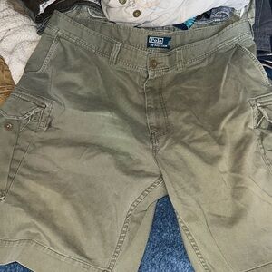Dark Olive Men’s Ralph Lauren Chino Cargo shorts